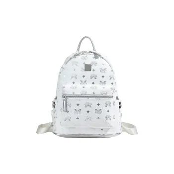 FCTOSSR PU Backpack Women's White/Black/Coffee