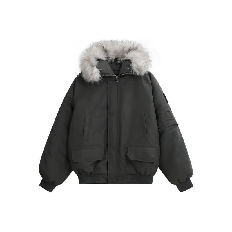 NANDCHN Parka Coats Unisex-1