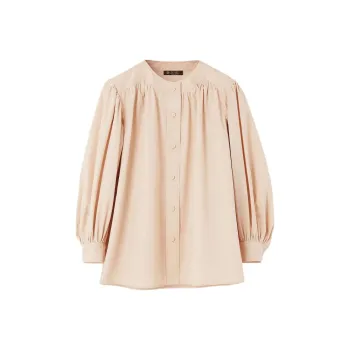 Loro Piana SS25 Shirt Women's Ivory Frost