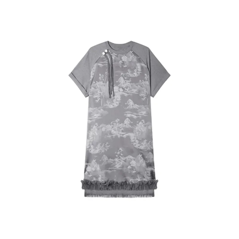 LUYOUYE Short Sleeved Dress Women's-0