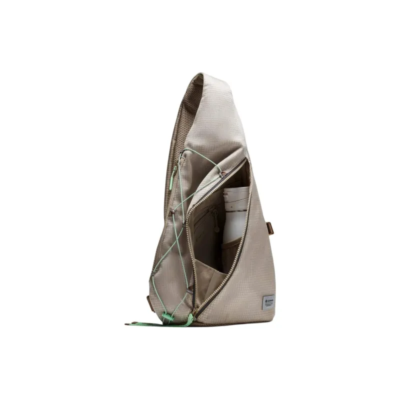 Lululemon Nylon Crossbody Bags Regular Unisex Oak Brown/Mocha/Lime Green-2