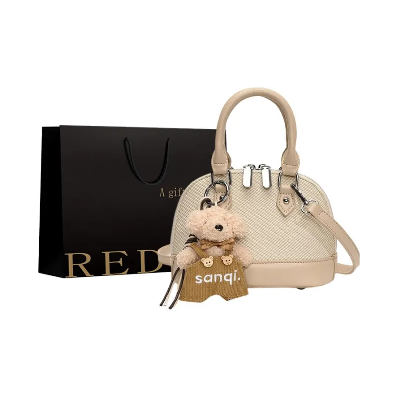 REDOO PU Handbag Women's Beige/Pink/Black/Brown/Khaki-8