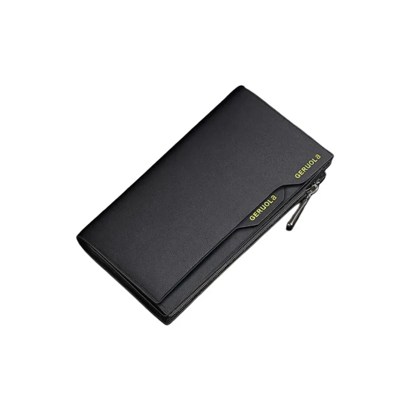 Gorora Top Grain Cow Leather Business Wallet Regular Men's Multicolor-3