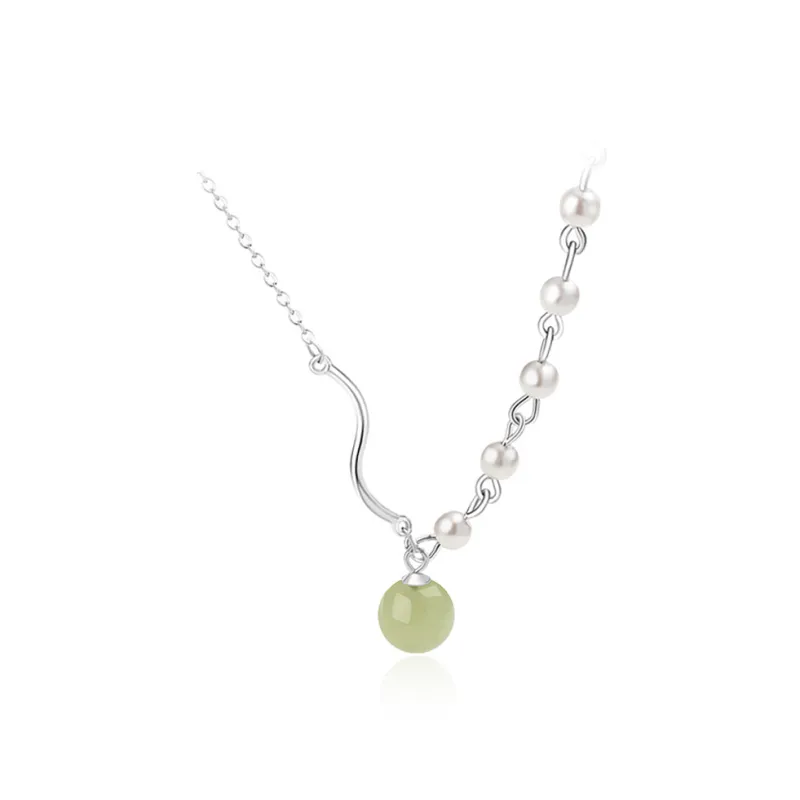 JOYDINNY Aventurine Necklaces Women's-0