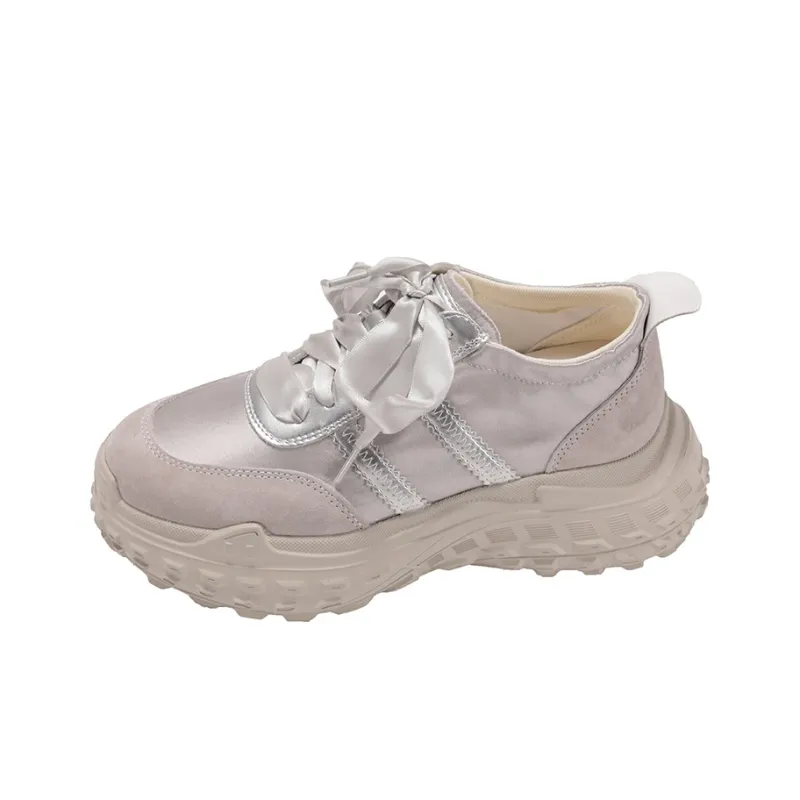 IHBOZ Slip Resistant, Abrasion Resistant, Breathable, Height Increasing, Lightweight Low Top Casual Shoes Women's-4