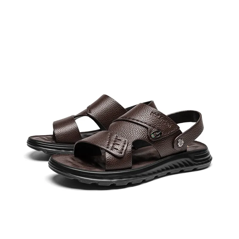 Mulinsen Beach Sandals Men Black/Brown-9