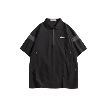 Jeep Sports & Outdoors Polo Shirt Men's Black