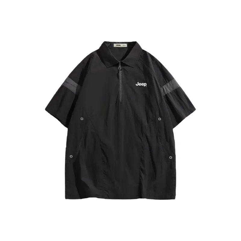 Jeep Sports & Outdoors Polo Shirt Men's Black-0
