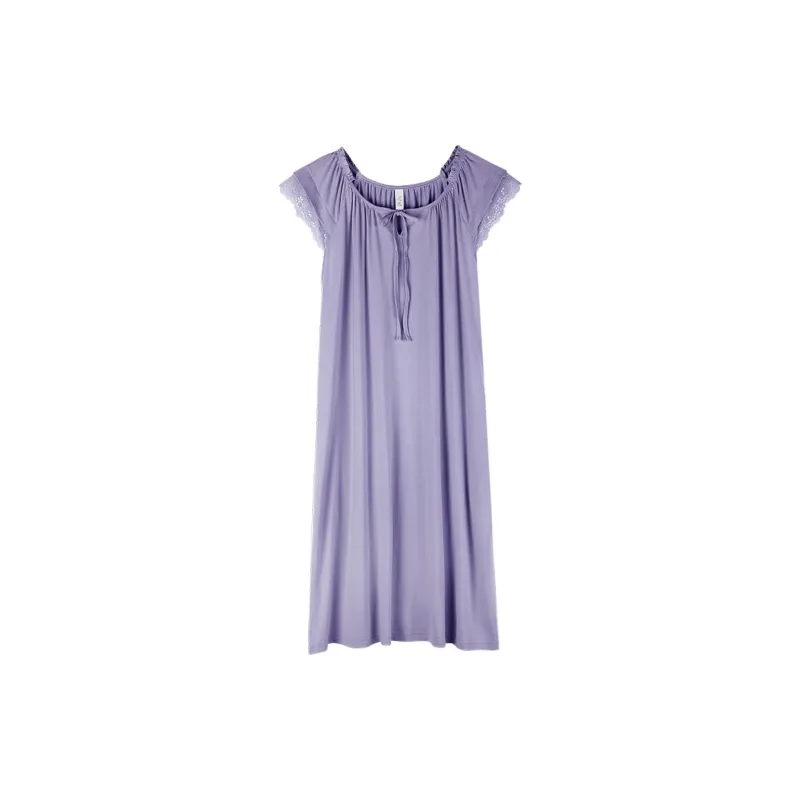 Xuan Liang Nightgown Women's Ice Dawn Blue-5