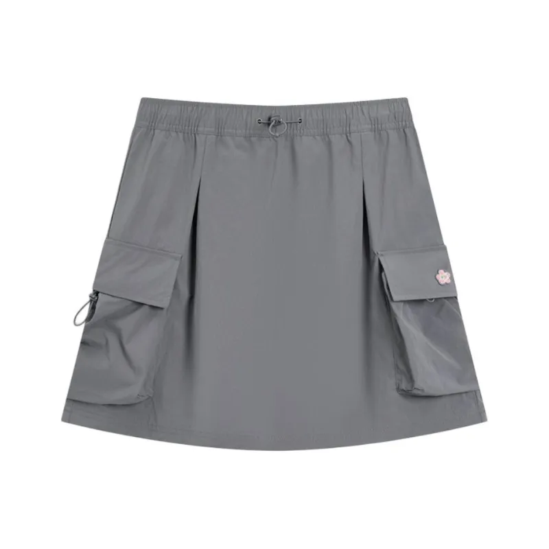 XTEP Casual Short Skirts Women's Downpour Gray-0