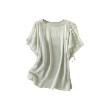 LUYOUYE T Shirts Women's Aqua Green, With Inner Strap