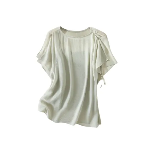 LUYOUYE T Shirts Women's Aqua Green, With Inner Strap