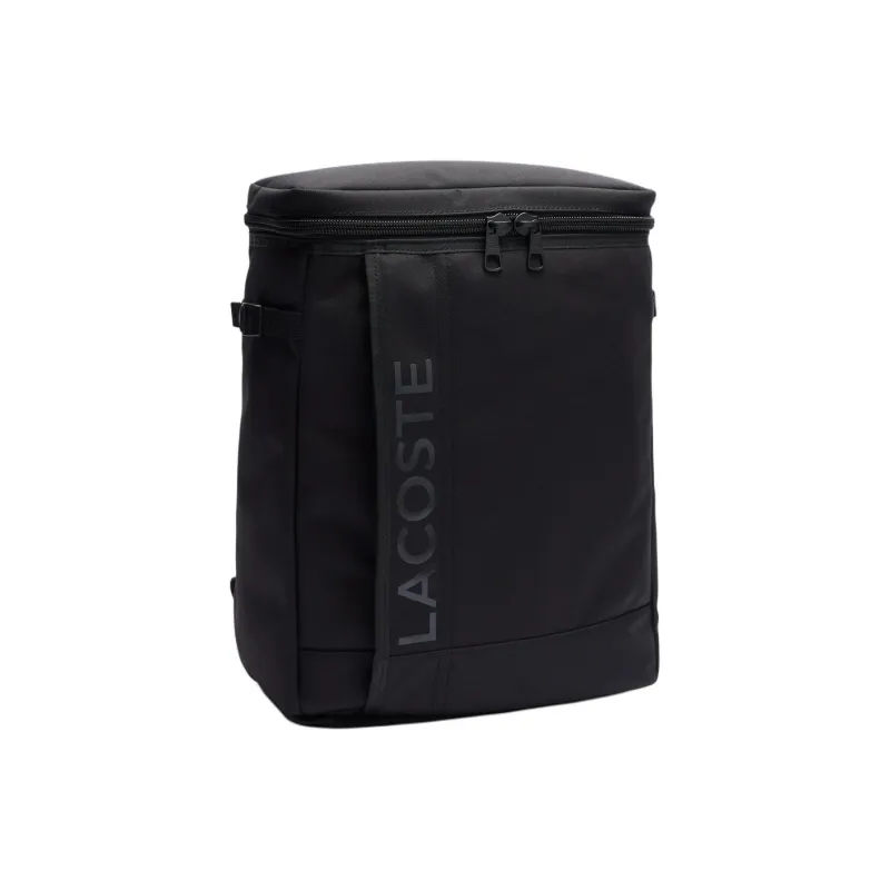 LACOSTE Nylon Backpack Men's Black-1