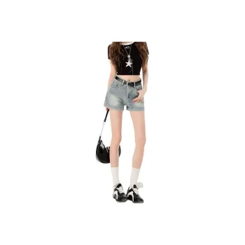 BENGEN Denim Shorts Women's