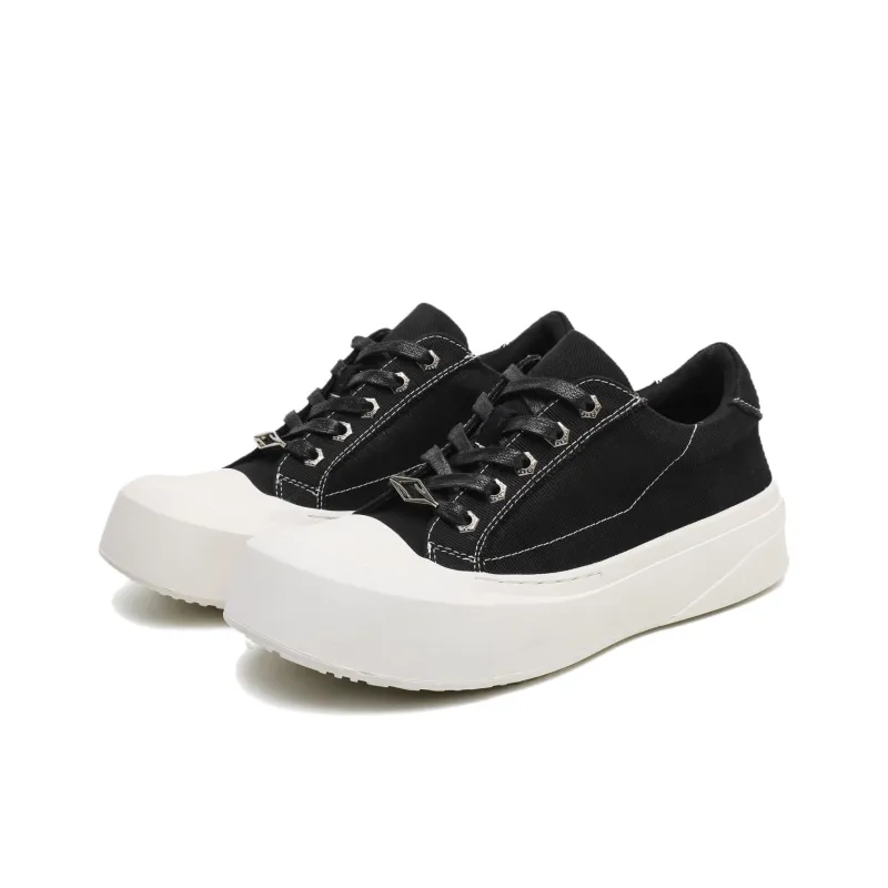 BARDILEV Low Top Skateboard Shoes Men's Black-2