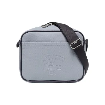 LACOSTE PVC Shoulder Bag Mini Unisex Sax Blue