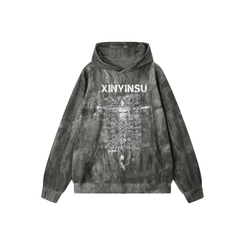 XINYINSU New Factor XINYINSU X The Strongest In History Joint Series Sweatshirt Unisex-2