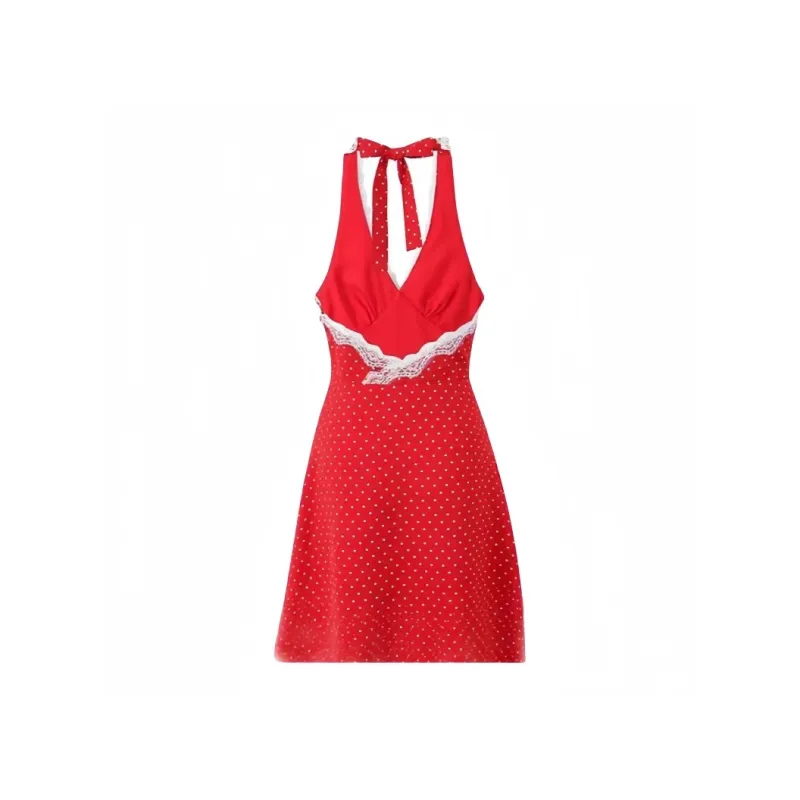 YGPRW Sleeveless Dresses Women's Red-1