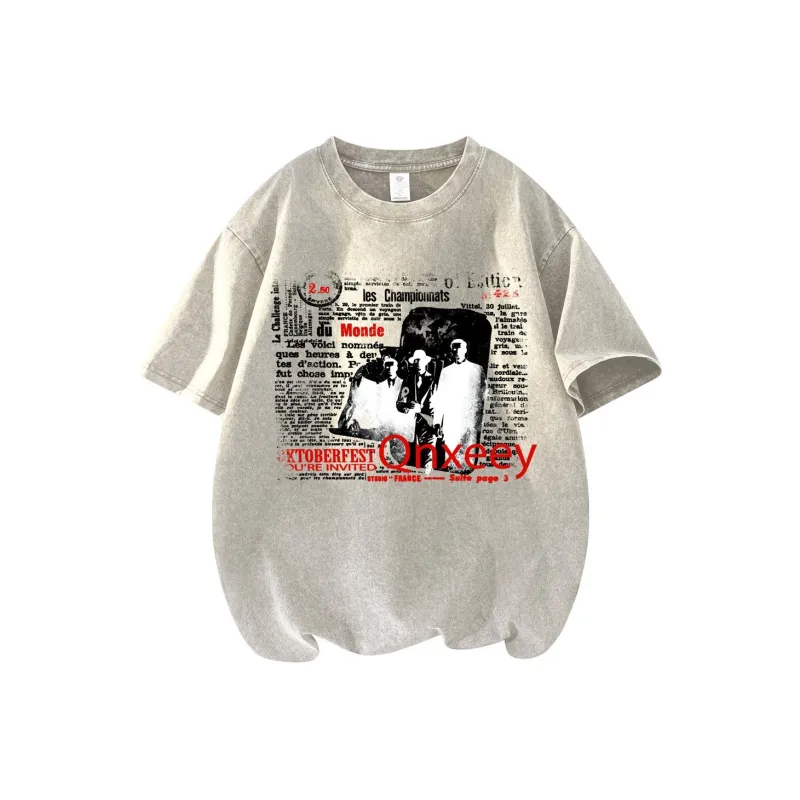Qnxeey T Shirts Unisex-10