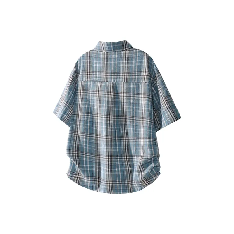 QOTRIOCK Shirts Unisex Blue-1