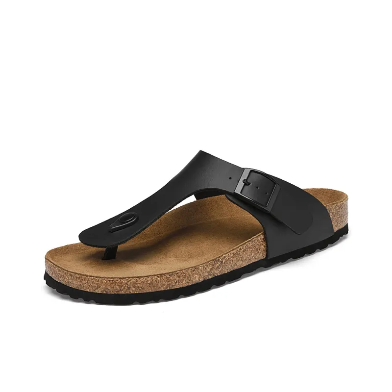 XIMO BULL Rubber Sole Embroidery Odor Resistant Flip Flops Unisex-1