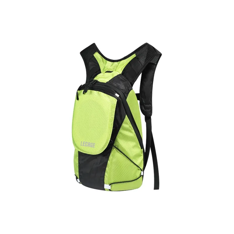 LECAGE Polyester Safety Alert Sports Bag Backpack Regular Unisex Orange/Green-5