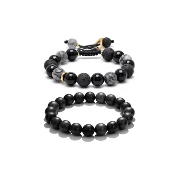 JIAFULAI Ebony Bracelets Unisex