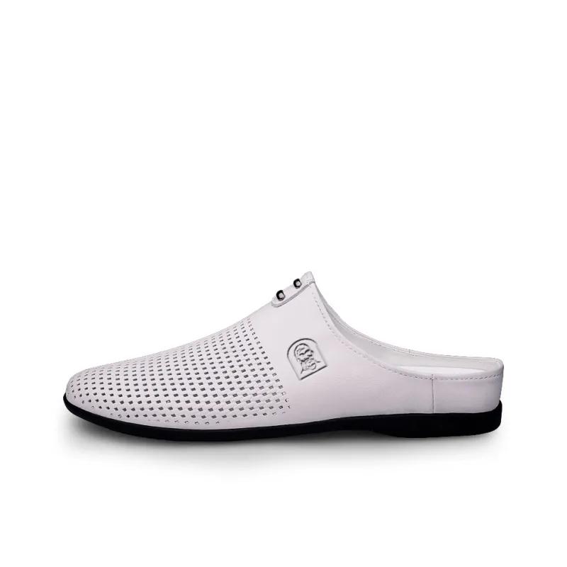 LAORENTOU Rubber Sole Abrasion Resistant Closed Toe Slippers Men's-2