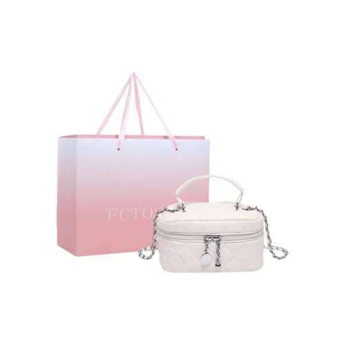 FCTOSSR PU Shoulder Bag, Crossbody Bag, Handbag Women's White/Black