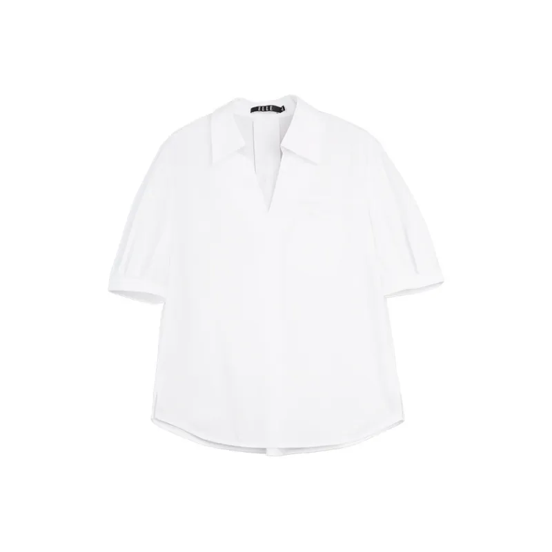 ELLE Shirts Women's White-0