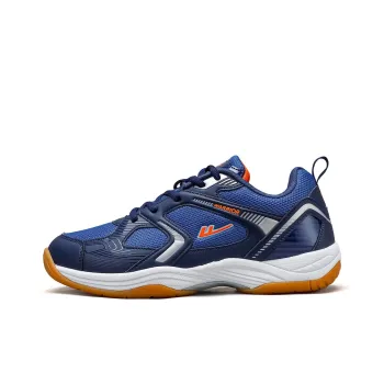 Warrior Cushioning, Breathable, Supportive Low Top Badminton Shoes Men's Blue