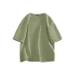 [7A Antibacterial & Loose Fit Breathable]Palm Green (with Gold Letter Chest Logo)