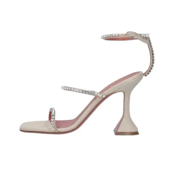 AMINA MUADDI Gilda One Strap Sandals Women's Beige