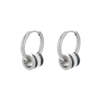 JKEM Titanium Steel Earrings Unisex