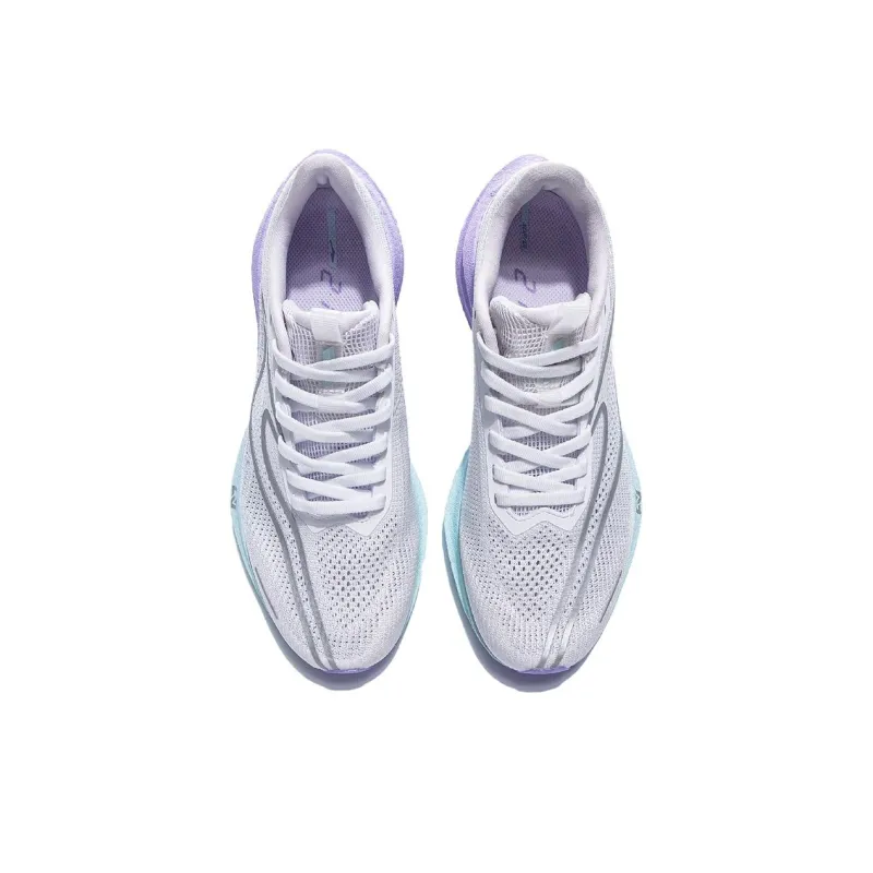 Erke Running Shoes Women's Low Top White-2