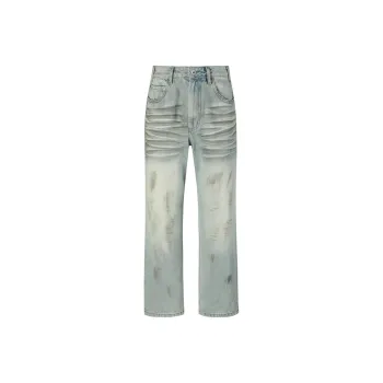 Zanzas Jeans Men Dirty Teal Blue