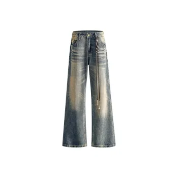 CASAMIA Casual Pants Unisex Vintage Blue