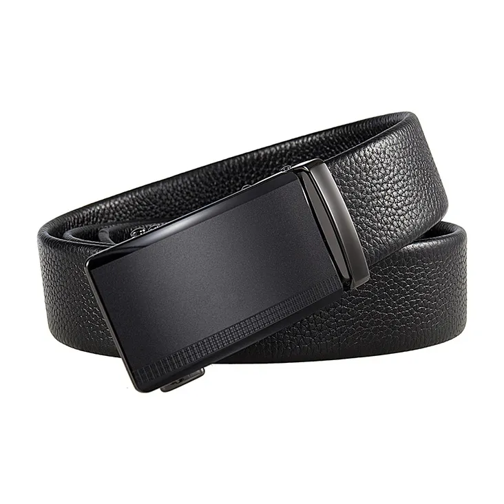 Lanza Cow Leather Belts Men's Width 3.5CM-4