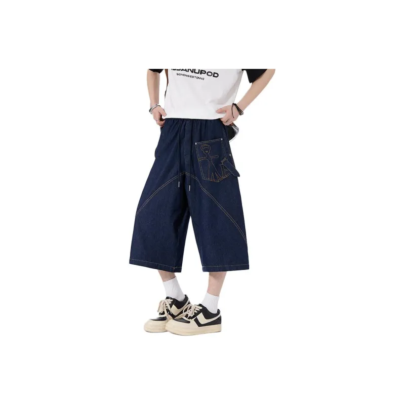SOLIDITY Denim Shorts Unisex-4