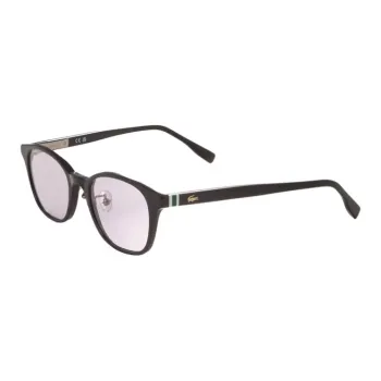 LACOSTE Metal, Resin, Plastic Square Sunglasses Men's Black