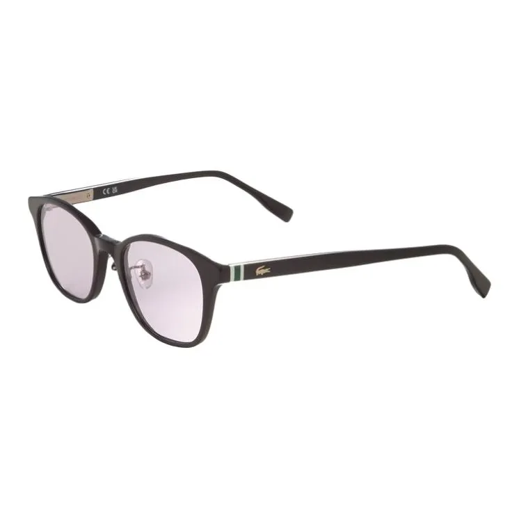LACOSTE Metal, Resin, Plastic Square Sunglasses Men's Black-0
