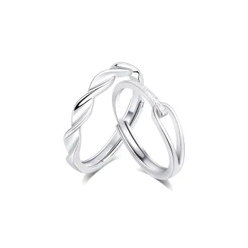 KUMET Sterling Silver Rings Unisex