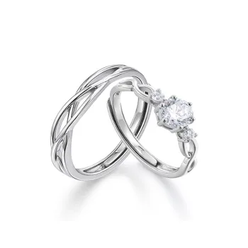 SEEPD Colored Glaze Zircon Ring Unisex