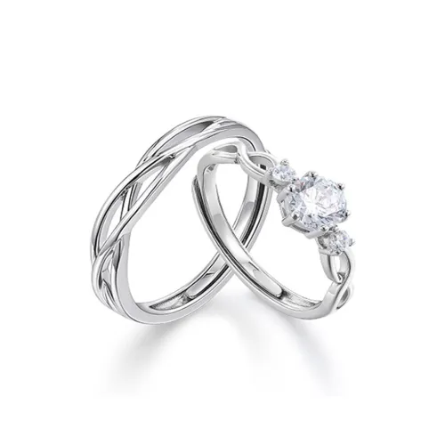 SEEPD Colored Glaze Zircon Ring Unisex