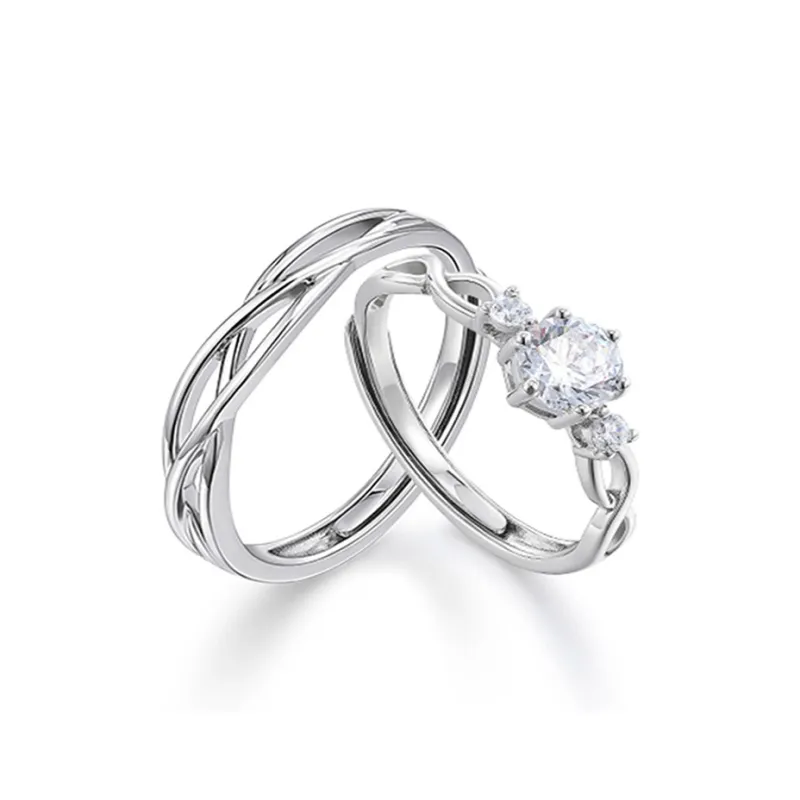 SEEPD Colored Glaze Zircon Ring Unisex-0