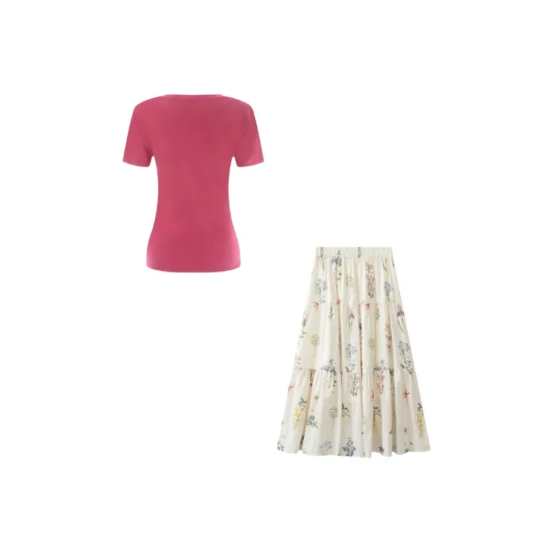 YGPRW Two Piece Skirt Sets Women's-1