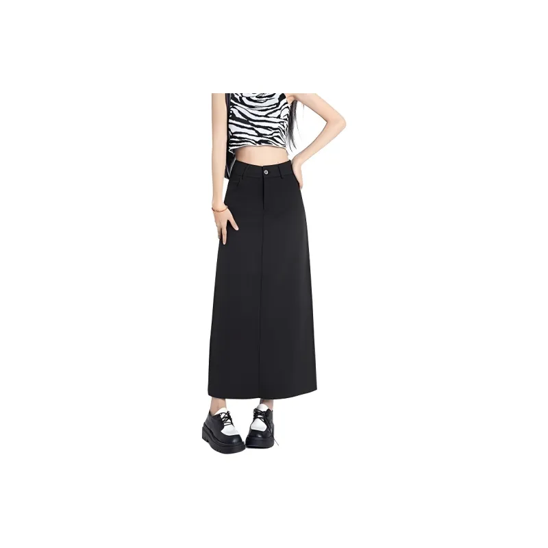 XIANSINIAO Casual Long Skirt Women's-3