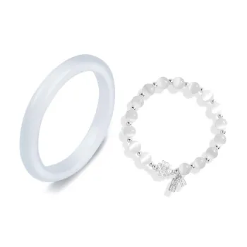 WINGSTOP Glass Cat Eye Bangles Women's