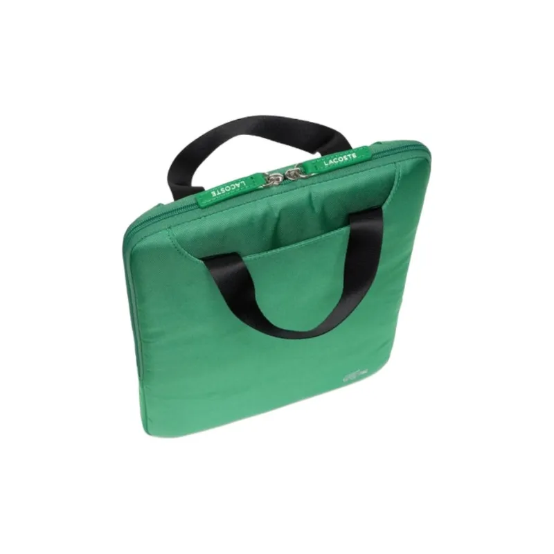 LACOSTE Nylon Handbag Regular Unisex Green-3