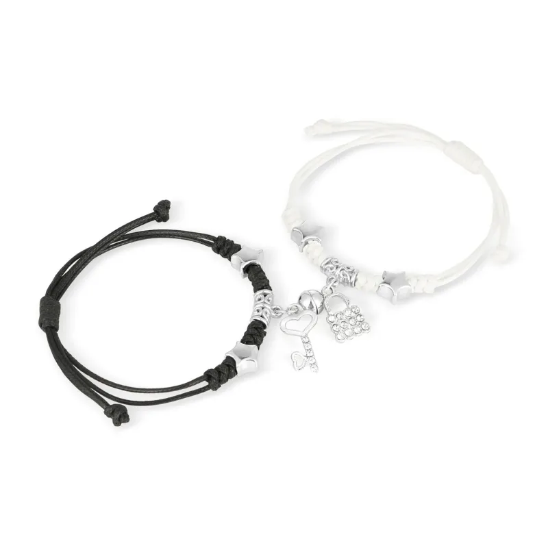 Welcome To The Treasure Glue Drip Rope Bracelets Unisex-4